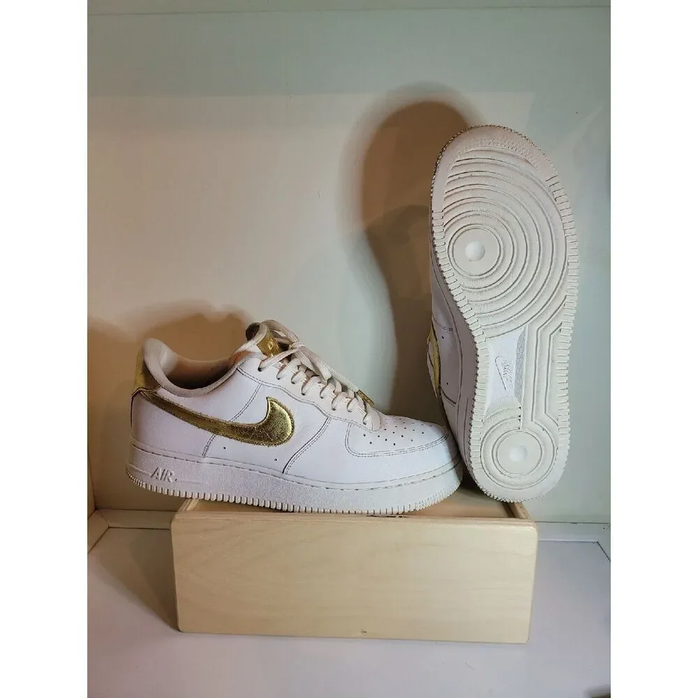 Nike Air Force 1 Low Gold Foil Swoosh Men's 10